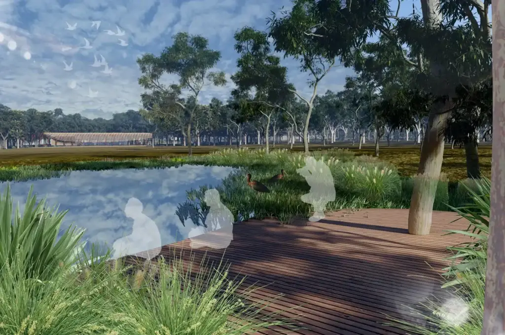 Melbourne Arboretum future vision render